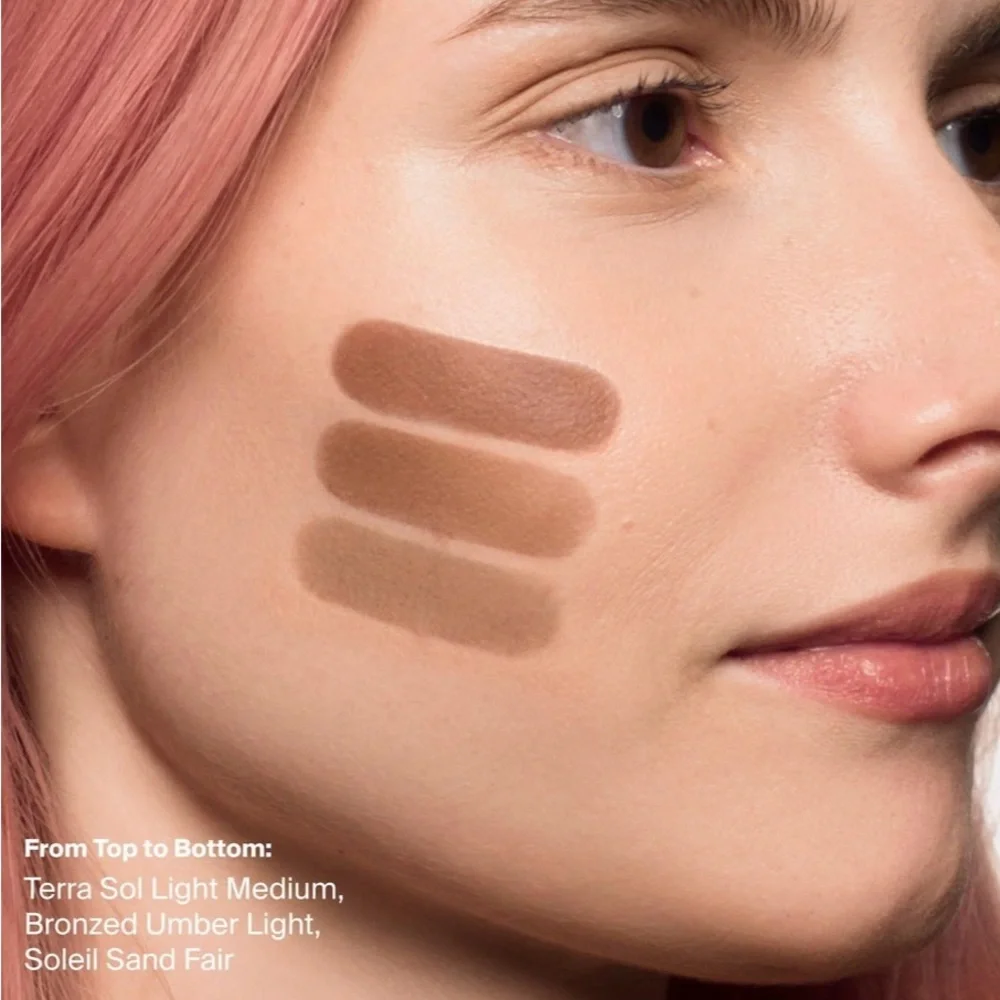 HAUS LABS Glowing Bronze Power Sculpt Velvet Bronzer - medium level 8